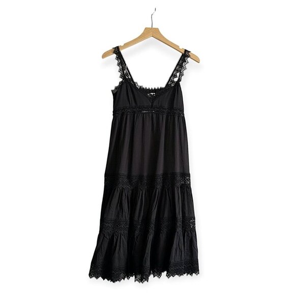 CHARO RUIZ IBIZA Crocheted Lace-trimmed Cotton-blend Dress, Size S, NWT - Picture 2 of 16